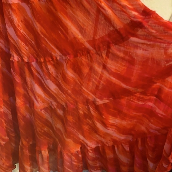 Jones New York Dress Red and White Size 4 - Picture 3 of 5